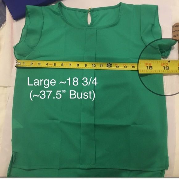 Pink Chiffon Flutter Sleeve Blouse M-XL - Picture 7 of 8